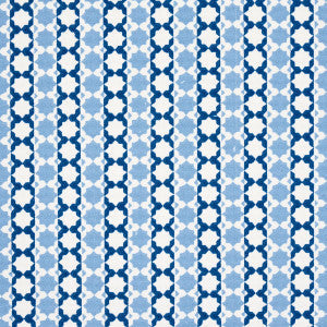 Posy Indoor/Outdoor Indigo 180750 by Schumacher Fabric