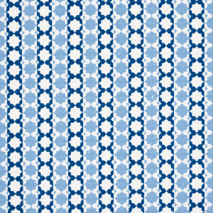 Posy Indoor/Outdoor Indigo 180750 by Schumacher Fabric