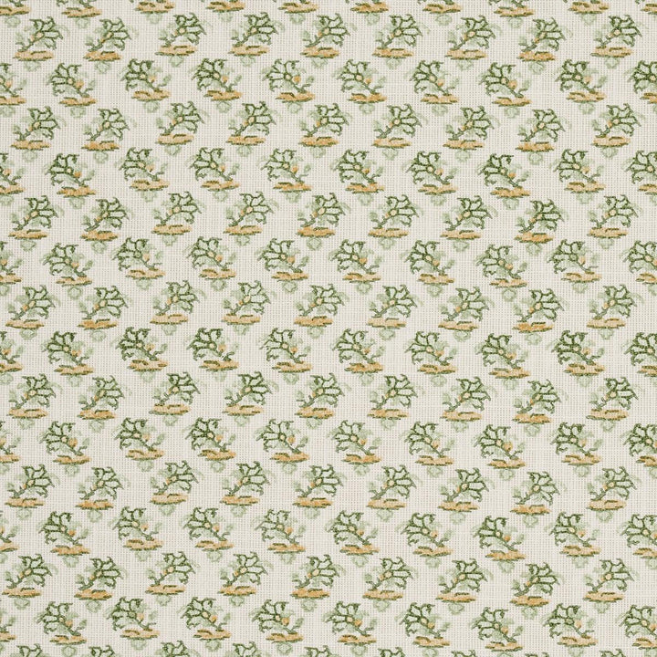 Oleander Indoor/Outdoor Leaf Green 180761 by Schumacher Fabric Mark D. Sikes 5.25" - Fabric Carolina -