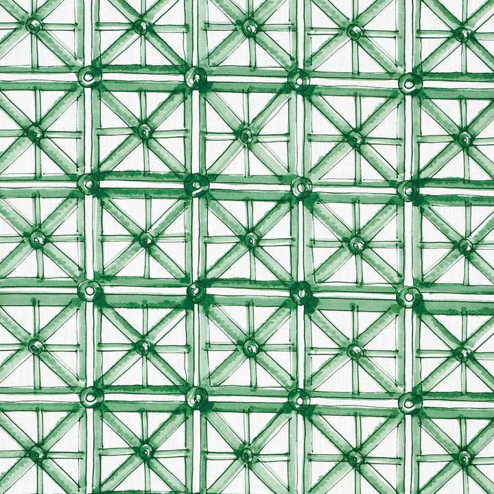 Portail Francais Indoor/Outdoor Emerald 180771 by Schumacher Fabric Mary Mcdonald 13.25" - Fabric Carolina -