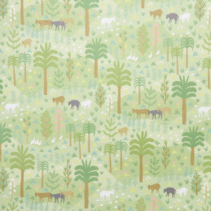 Las Colinas Green 5013980 by Schumacher Wallpaper