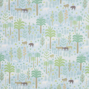 Las Colinas Blue 5013981 by Schumacher Wallpaper