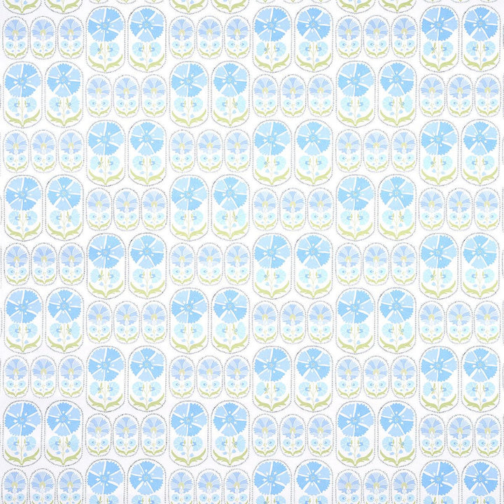 Anjuna Floral Sky 5014110 by Schumacher Wallpaper Bohemia 27.0" - Fabric Carolina -