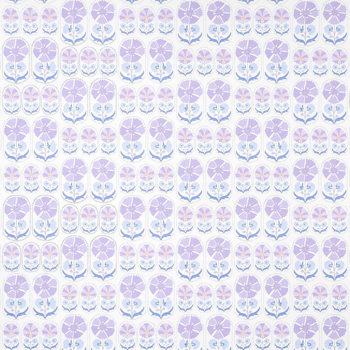 Anjuna Floral Lilac 5014111 by Schumacher Wallpaper Bohemia 27.0" - Fabric Carolina -