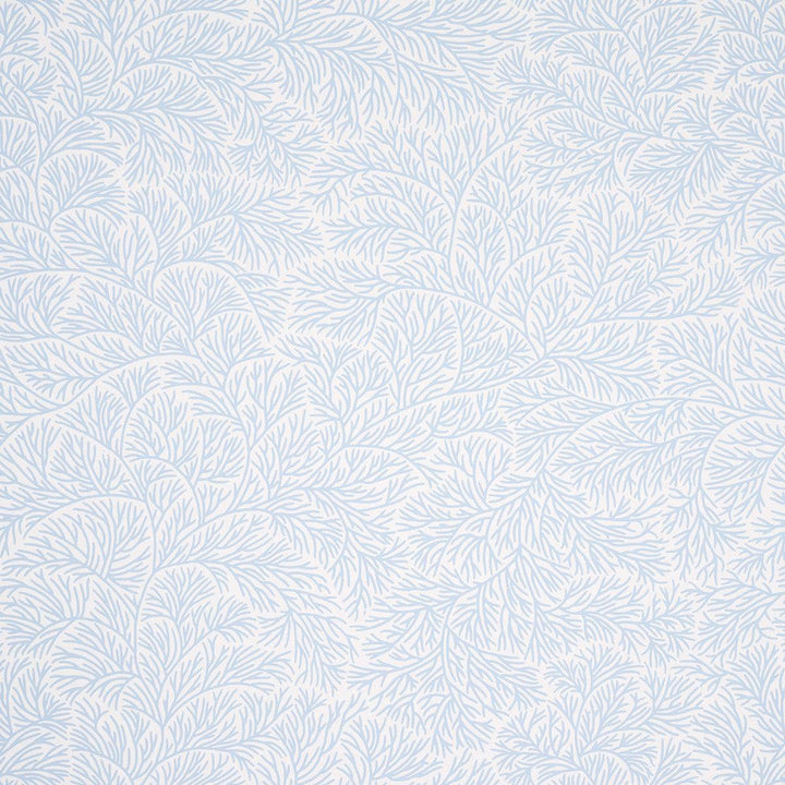 Bougainvillea China Blue 5014330 by Schumacher Designer Wallpaper Mark D. Sikes 27.0" - Swanky Fabrics -