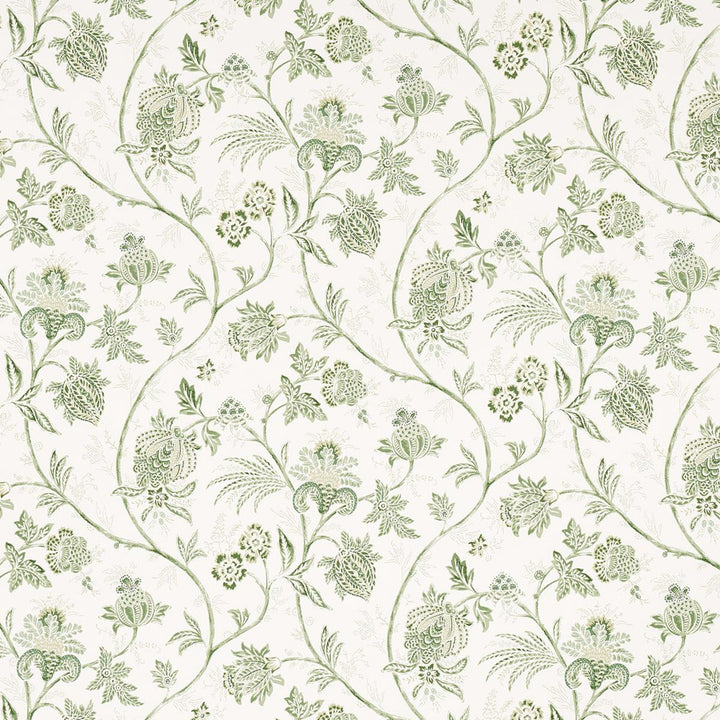 Chinoiserie Vine Leaf Green 5014351 by Schumacher Wallpaper Mark D. Sikes 18.0" - Fabric Carolina -
