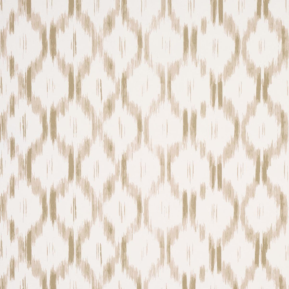 Santa Monica Neutral 5014371 by Schumacher Wallpaper Mark D. Sikes 27.0" - Fabric Carolina -