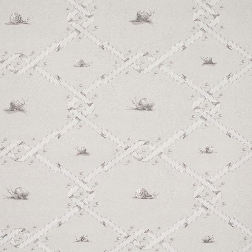 Ouvrez Moi Grey 5014511 by Schumacher Designer Wallpaper Charlap Hyman & Herrero 22.0" - Swanky Fabrics -
