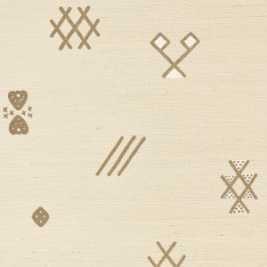 Samsun Sisal Natural 5014540 by Schumacher Wallpaper