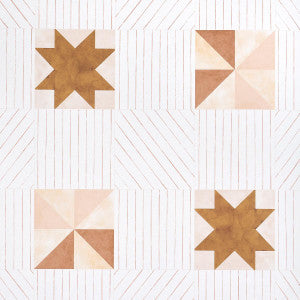 Alexander Terracotta & Warm Peach 5014551 by Schumacher Wallpaper
