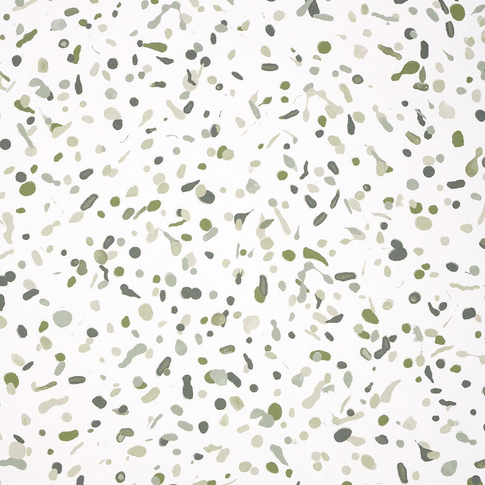 Los Cosmos Moss 5014561 by Schumacher Wallpaper Backdrop 27.0" - Fabric Carolina -
