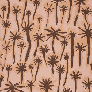 Palmitas Coral 5014600 by Schumacher Wallpaper