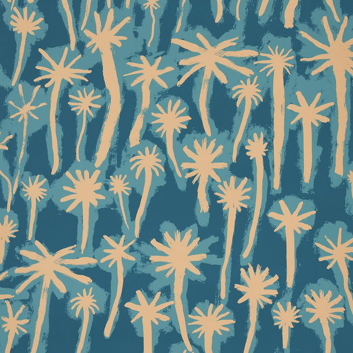 Palmitas Bahama 5014601 by Schumacher Wallpaper Abel Macias 27.0" - Fabric Carolina -