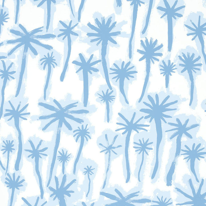 Palmitas Mist 5014602 by Schumacher Designer Wallpaper Abel Macias 27.0" - Swanky Fabrics -