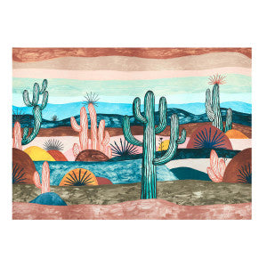Desert Scape Prismatic 5014610 by Schumacher Wallpaper