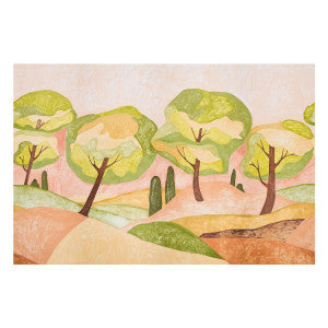 Forest Hills Sunset 5014651 by Schumacher Wallpaper