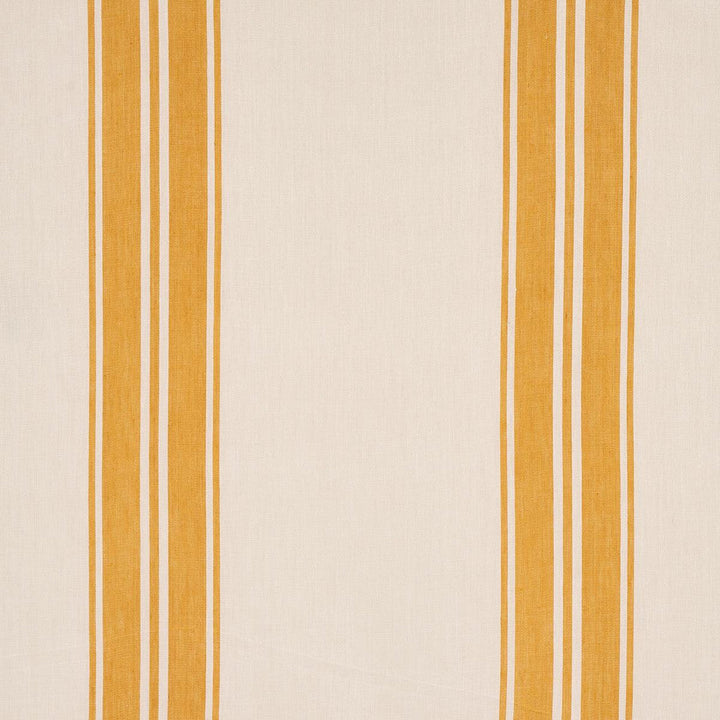 Brentwood Stripe Yellow 70874 by Schumacher Designer Fabric Mark D. Sikes 13.0" - Swanky Fabrics -