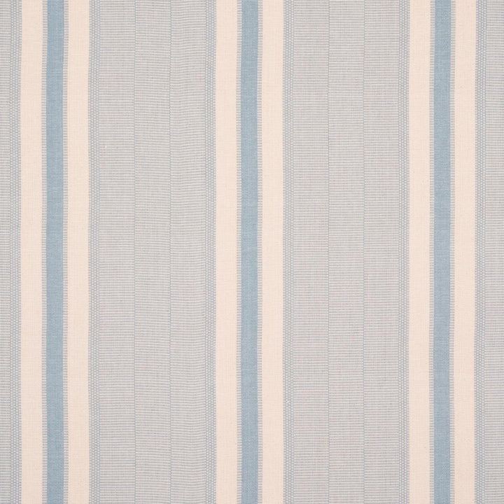Ipala Hand Woven Stripe Sky 78834 by Schumacher Fabric A Rum Fellow 9.38" - Fabric Carolina -