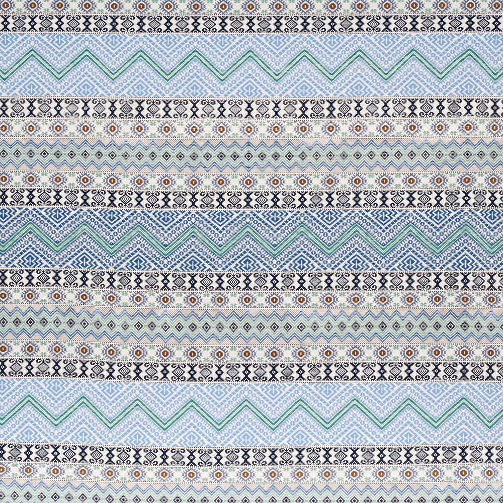 Holmul Hand Woven Blue 78921 by Schumacher Fabric A Rum Fellow 2.88" - Fabric Carolina -