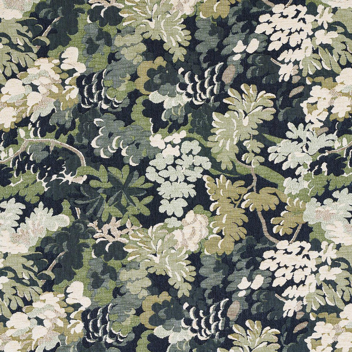 Verdure Tapestry Peacock 81850 by Schumacher Fabric Uncommon Threads 27.0" - Fabric Carolina -
