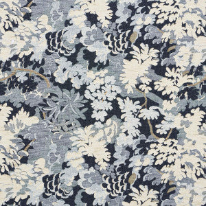 Verdure Tapestry Blue 81851 by Schumacher Fabric