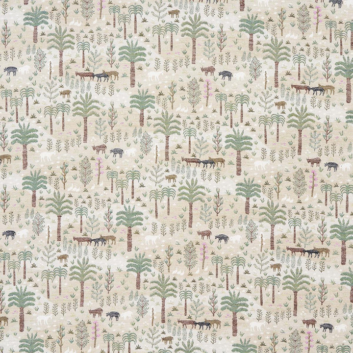 Las Colinas Scenic Tapestry Natural 81962 by Schumacher Fabric Uncommon Threads 29.0" - Fabric Carolina -