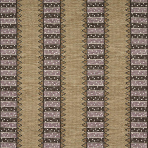 Noor Kilim Stripe Aubergine 81981 by Schumacher Fabric
