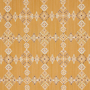 Kalindi Embroidery Saffron 82082 by Schumacher Fabric