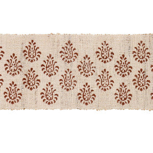 Leila Hand Block Matka Tape Sienna 82131 by Schumacher Trim