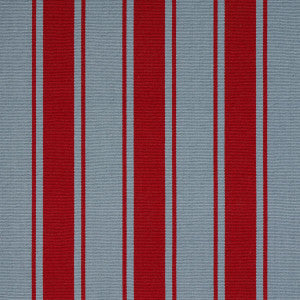 Tangier Stripe Teal & Red 82272 by Schumacher Fabric