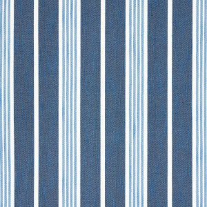 Hampton Stripe Indoor/Outdoor Indigo 82300 by Schumacher Fabric