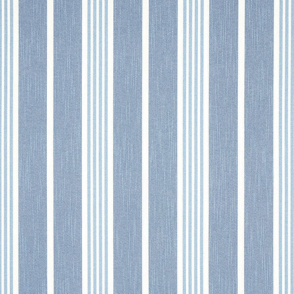 Hampton Stripe Indoor/Outdoor Pool 82301 by Schumacher Fabric Mary Mcdonald 6.75" - Fabric Carolina -