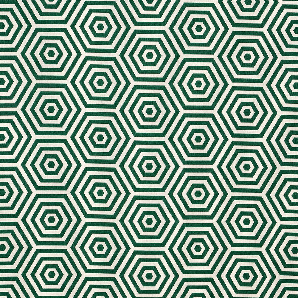 Bees Knees Indoor/Outdoor Emerald 82311 by Schumacher Fabric Mary Mcdonald 6.88" - Fabric Carolina -