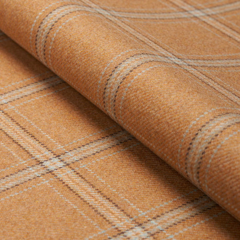 Blackburn Merino Plaid Camel 82341 by Schumacher Fabric Patterson Flynn 4.38" - Fabric Carolina -