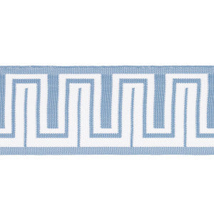 Zeus Indoor/Outdoor Tape Sky 82440 by Schumacher Trim