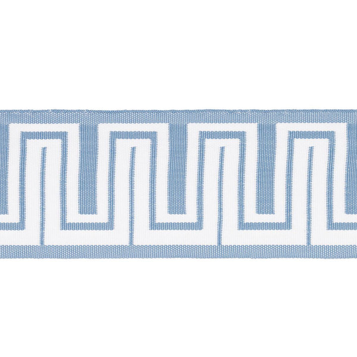 Zeus Indoor/Outdoor Tape Sky 82440 by Schumacher Trim Mary Mcdonald 1.75" - Fabric Carolina -