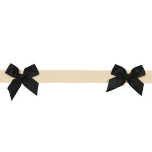 Claudia Tape Black On Neutral 82471 by Schumacher Trim