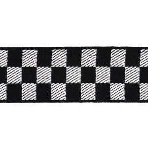 Zee Tape Black & Ivory 82480 by Schumacher Trim