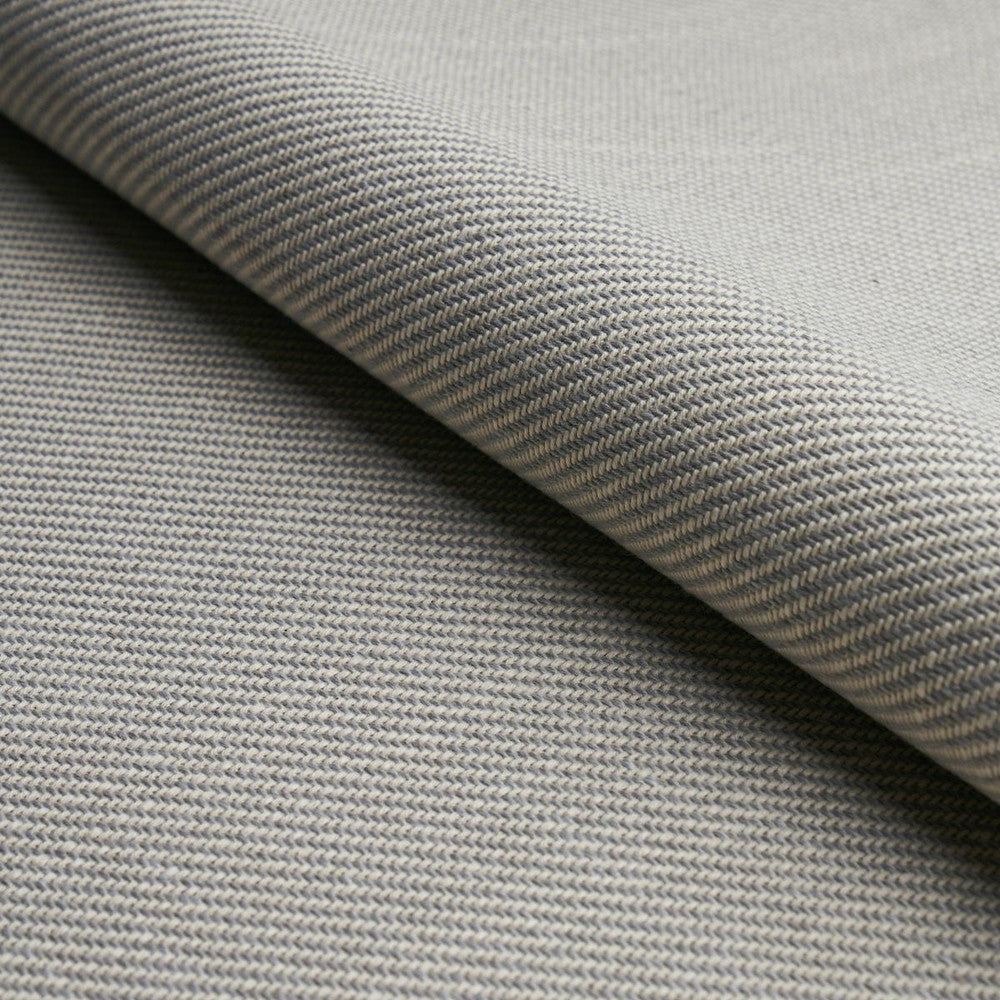 Outdoor Heavyweight Twill Grey 82582 by Schumacher Fabric Patterson Flynn - Fabric Carolina -