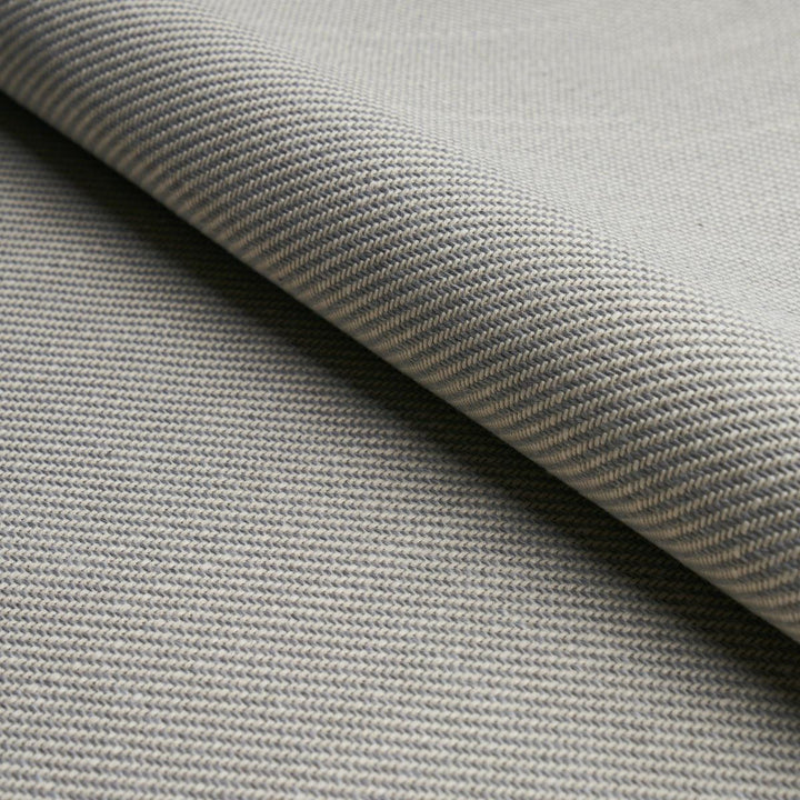 Outdoor Heavyweight Twill Grey 82582 by Schumacher Fabric Patterson Flynn - Fabric Carolina -