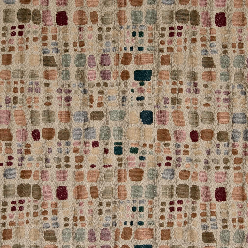 6861 Opal/Retro by Charlotte Fabric Chenille Inspirations IV 40% Acrylic, 38% Polyester, 22% Olefin Canada Exceeds 100,000 Wyzenbeek Rubs (Heavy Duty) Horizontal: 12.5" x Vertical: 14.0" 54 Inches - Fabric Carolina -