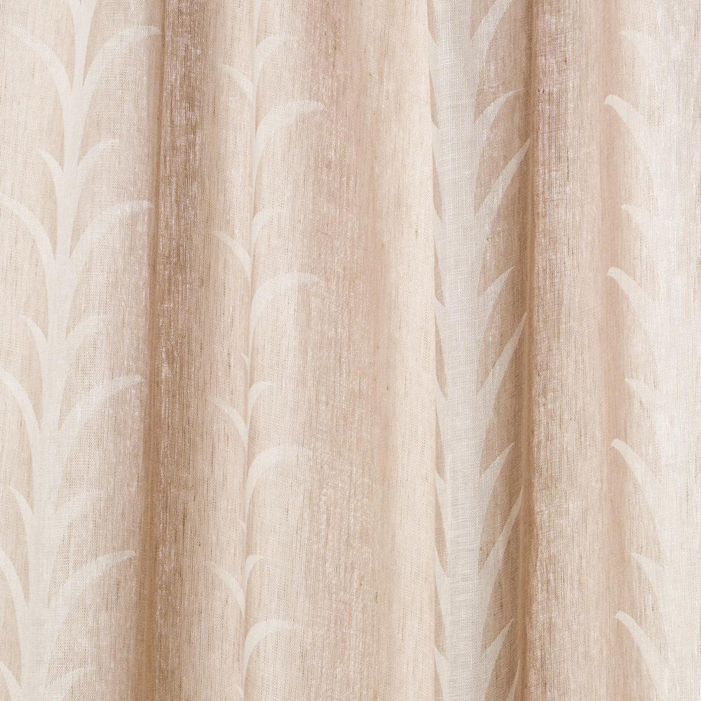 Acanthus Stripe Sheer Taupe 180800 by Schumacher Fabric Essentials: Sheers & Casements 5.0" - Fabric Carolina -