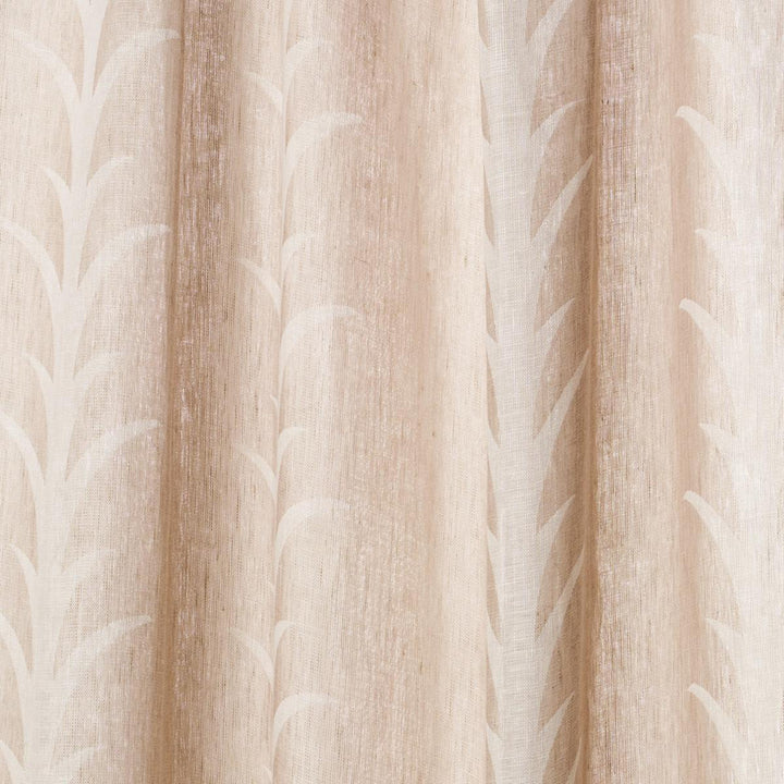 Acanthus Stripe Sheer Taupe 180800 by Schumacher Fabric Essentials: Sheers & Casements 5.0" - Fabric Carolina -