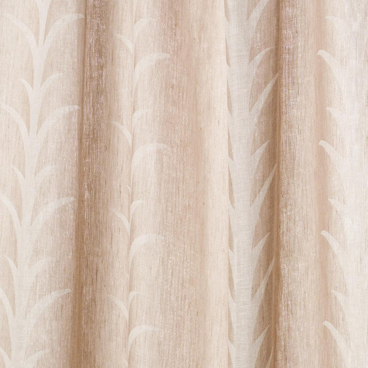 Acanthus Stripe Sheer Taupe 180800 by Schumacher Designer Fabric Essentials: Sheers & Casements 5.0" - Swanky Fabrics -