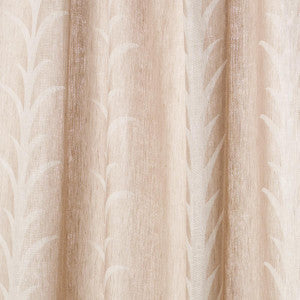 Acanthus Stripe Sheer Taupe 180800 by Schumacher Fabric