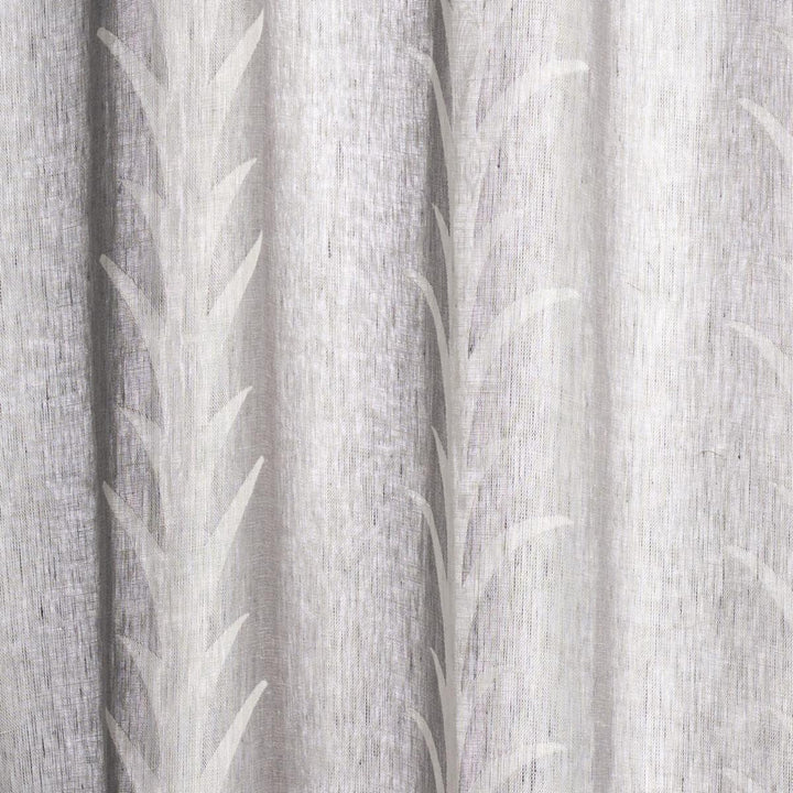 Acanthus Stripe Sheer Carbon 180801 by Schumacher Fabric Essentials: Sheers & Casements 5.0" - Fabric Carolina -