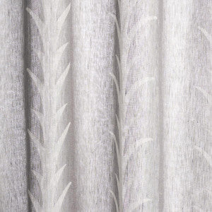 Acanthus Stripe Sheer Carbon 180801 by Schumacher Fabric