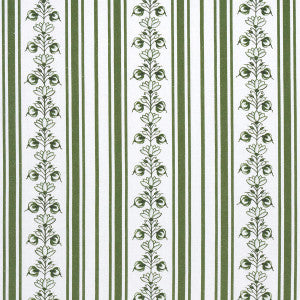 Delft Stripe Green 180661 by Schumacher Fabric