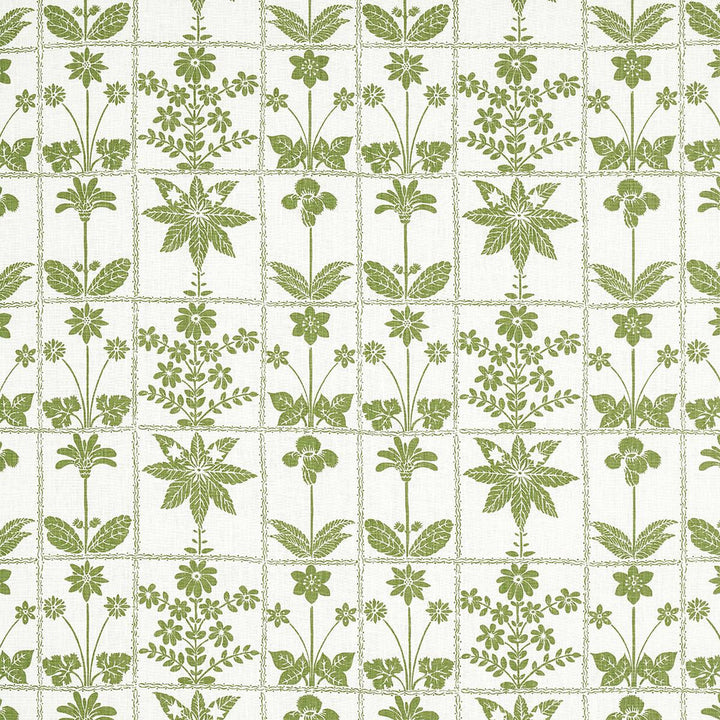 Georgia Wildflowers Leaf 180890 by Schumacher Fabric Folly Cove 10.75" - Fabric Carolina -