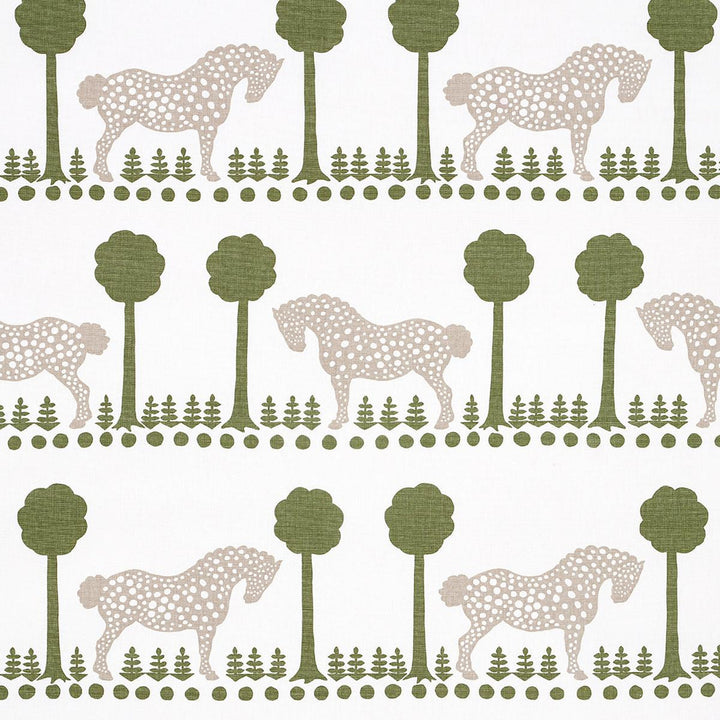 Polka Dot Pony Olive 180900 by Schumacher Fabric Folly Cove 54.0" - Fabric Carolina -